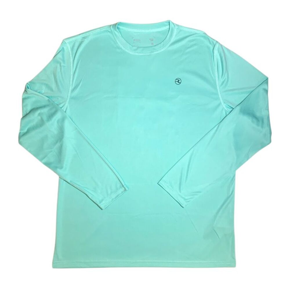 Reel Life Men's Lightweight Moisture Wicking Long Sleeve UV Tee - Turquoise